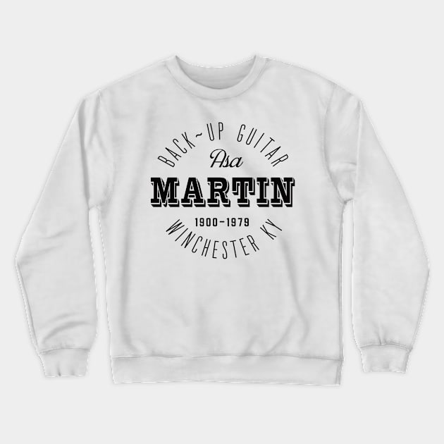 Asa Martin Crewneck Sweatshirt by blackjackdavey